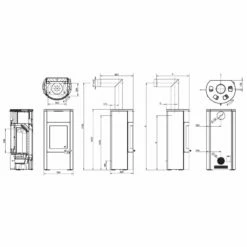 Kaminofen Austroflamm Uno Xtra (Wärmespeicherung) - 7 KW -Küchengrill Geschäft kaminofen austroflamm uno xtra waermespeicherung 7 kw4