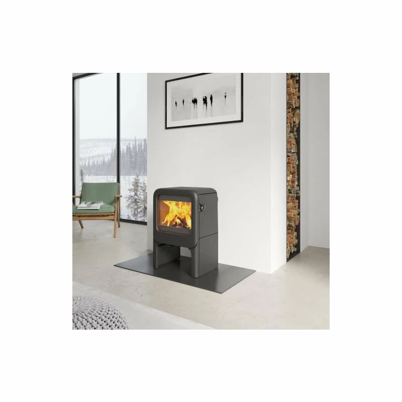 Kaminofen Gussofen Dovre Rock350TB - Schwarz Lackiert - 7,0 KW 4 Kaminofen Gussofen Dovre Rock350TB - Schwarz Lackiert - 7,0 KW – Bild 4