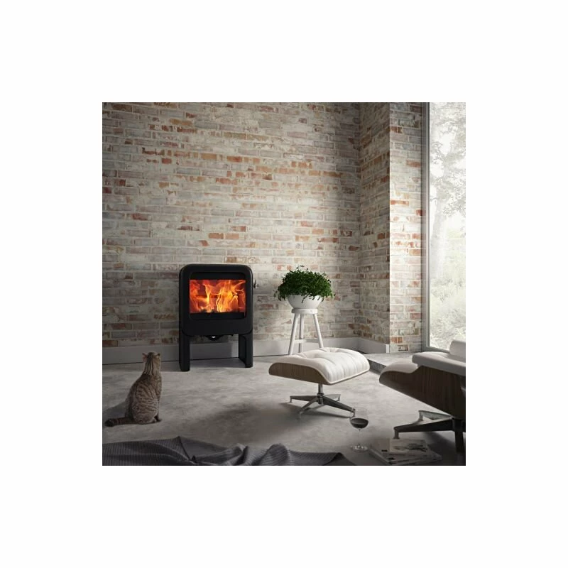 Kaminofen Gussofen Dovre Rock350TB - Schwarz Lackiert - 7,0 KW 5 Kaminofen Gussofen Dovre Rock350TB - Schwarz Lackiert - 7,0 KW – Bild 5