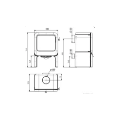 Kaminofen Gussofen Dovre Rock350TB - Schwarz Lackiert - 7,0 KW 17 Kaminofen Gussofen Dovre Rock350TB - Schwarz Lackiert - 7,0 KW -Küchengrill Geschäft kaminofen gussofen dovre rock350tb schwarz lackiert 70 kw9
