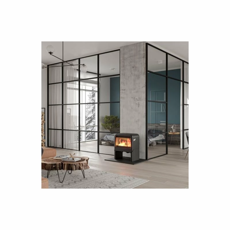 Kaminofen Gussofen Dovre Rock500TB - Schwarz Lackiert - 9,0 KW 4 Kaminofen Gussofen Dovre Rock500TB - Schwarz Lackiert - 9,0 KW – Bild 4