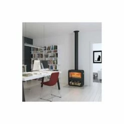 Kaminofen Gussofen Dovre Rock500WB - Schwarz Lackiert - 9,0 KW -Küchengrill Geschäft kaminofen gussofen dovre rock500wb schwarz lackiert 90 kw5