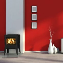 Kaminofen Gussofen Dovre Tai35W - Schwarz - 6,5 KW -Küchengrill Geschäft kaminofen gussofen dovre tai35w schwarz 65 kw7