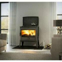 Kaminofen Gussofen Dovre Tai55WD - Schwarz - 11,0 KW -Küchengrill Geschäft kaminofen gussofen dovre tai55wd schwarz 110 kw4