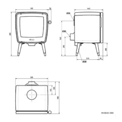 Kaminofen Gussofen Dovre Vintage35 - 7,0 KW -Küchengrill Geschäft kaminofen gussofen dovre vintage35 70 kw8