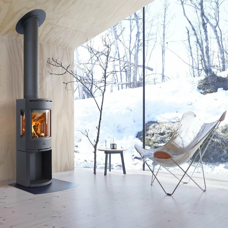 Kaminofen Gussofen Jotul F 135 - Schwarz Lackiert (BP) - 4,7 KW 2 Kaminofen Gussofen Jotul F 135 - Schwarz Lackiert (BP) - 4,7 KW – Bild 2
