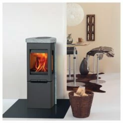Kaminofen Gussofen Jotul F 165, Gusssockel Mit Seitenfenstern, Schwarz Lackiert (BP) - 5 KW -Küchengrill Geschäft kaminofen gussofen jotul f 165 gusssockel mit seitenfenstern schwarz lackiert bp 5 kw4