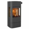 Kaminofen Gussofen Jotul F 233 Mit Seitenfenster, Schwarz Lackiert (BP) - 6 KW