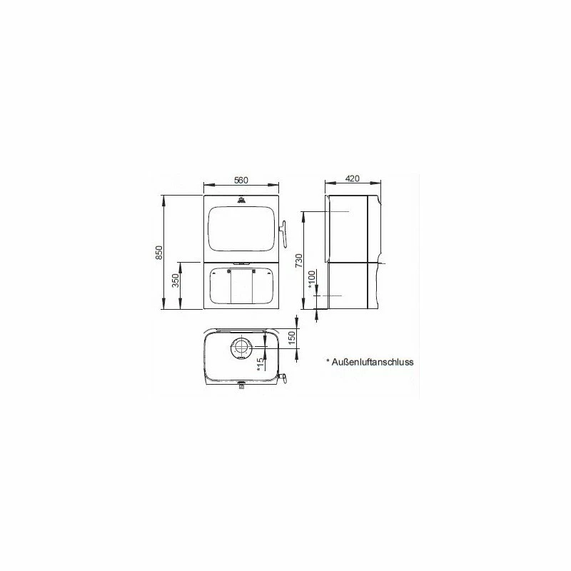 Kaminofen Gussofen Jotul F 305 B (mit Sockel), Schwarz Lackiert (BP) - 7 KW 5 Kaminofen Gussofen Jotul F 305 B (mit Sockel), Schwarz Lackiert (BP) - 7 KW – Bild 5