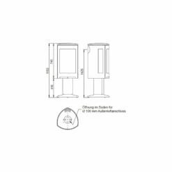 Kaminofen Gussofen Jotul F 373 V2 Advance - 6 KW -Küchengrill Geschäft kaminofen gussofen jotul f 373 v2 advance 6 kw11