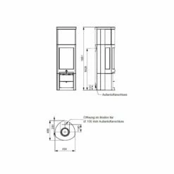 Kaminofen Gussofen Jotul F 378 V2 Advance High Top - Schwarz Lackiert (BP) - 6 KW -Küchengrill Geschäft kaminofen gussofen jotul f 378 v2 advance high top schwarz lackiert bp 6 kw3