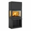 Kaminofen Gussofen Jotul F 520 High Top (3 Scheiben) Schwarz - 7 KW