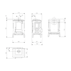 Kaminofen Gussofen La Nordica Giulietta X 4.0 - 6,5 KW 11 Kaminofen Gussofen La Nordica Giulietta X 4.0 - 6,5 KW -Küchengrill Geschäft kaminofen gussofen la nordica giulietta x 40 65 kw6