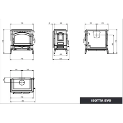 Kaminofen Gussofen La Nordica Isotta Evo - 11,9 KW -Küchengrill Geschäft kaminofen gussofen la nordica isotta evo 119 kw7