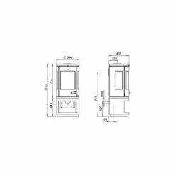 Kaminofen Gussofen Morsoe 7943 Mit Holzfach - 7 KW -Küchengrill Geschäft kaminofen gussofen morsoe 7943 mit holzfach 7 kw5