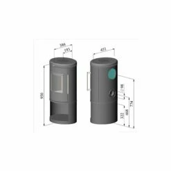 Kaminofen Gussofen Morsoe 8643 - 8,9 KW -Küchengrill Geschäft kaminofen gussofen morsoe 8643 89 kw4