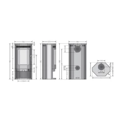 Kaminofen Justus Usedom 5 D - 5 KW -Küchengrill Geschäft kaminofen justus usedom 5 d 5 kw7