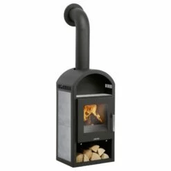 Kaminofen Justus Vegas - Keramik Grau 6 KW