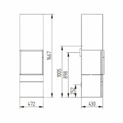 Kaminofen Jydepejsen Cubic 166 - 8 KW -Küchengrill Geschäft kaminofen jydepejsen cubic 166 8 kw4