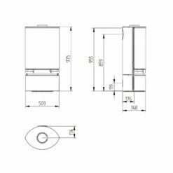 Kaminofen Jydepejsen Elegance Junior - 4 KW -Küchengrill Geschäft kaminofen jydepejsen elegance junior 4 kw7