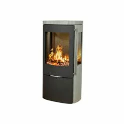 Kaminofen Jydepejsen Senza Grey Wood Sandstein - 4 KW