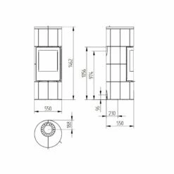 Kaminofen Jydepejsen Troja 44, Speckstein - 7 KW -Küchengrill Geschäft kaminofen jydepejsen troja 44 speckstein 7 kw3