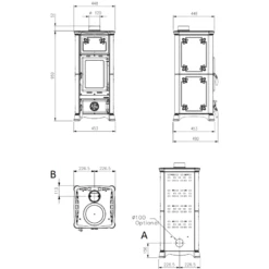 Kaminofen La Nordica Emiliana - 6,5 KW 7 Kaminofen La Nordica Emiliana - 6,5 KW -Küchengrill Geschäft kaminofen la nordica emiliana 65 kw4
