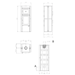 Kaminofen La Nordica Ester Forno Evo - Vulcan - 8,2 KW -Küchengrill Geschäft kaminofen la nordica ester forno evo vulcan 82 kw4