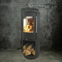 Kaminofen Morsoe 7393 Mit Holzfach - 4 KW -Küchengrill Geschäft kaminofen morsoe 7393 mit holzfach 4 kw3