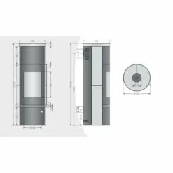 Kaminofen Oranier Corso W+ 2.0 - 7 KW -Küchengrill Geschäft kaminofen oranier corso w 20 7 kw9