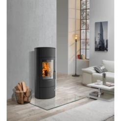 Kaminofen Oranier Polar W+ 2.0 - 6,5 KW -Küchengrill Geschäft kaminofen oranier polar w 20 65 kw3