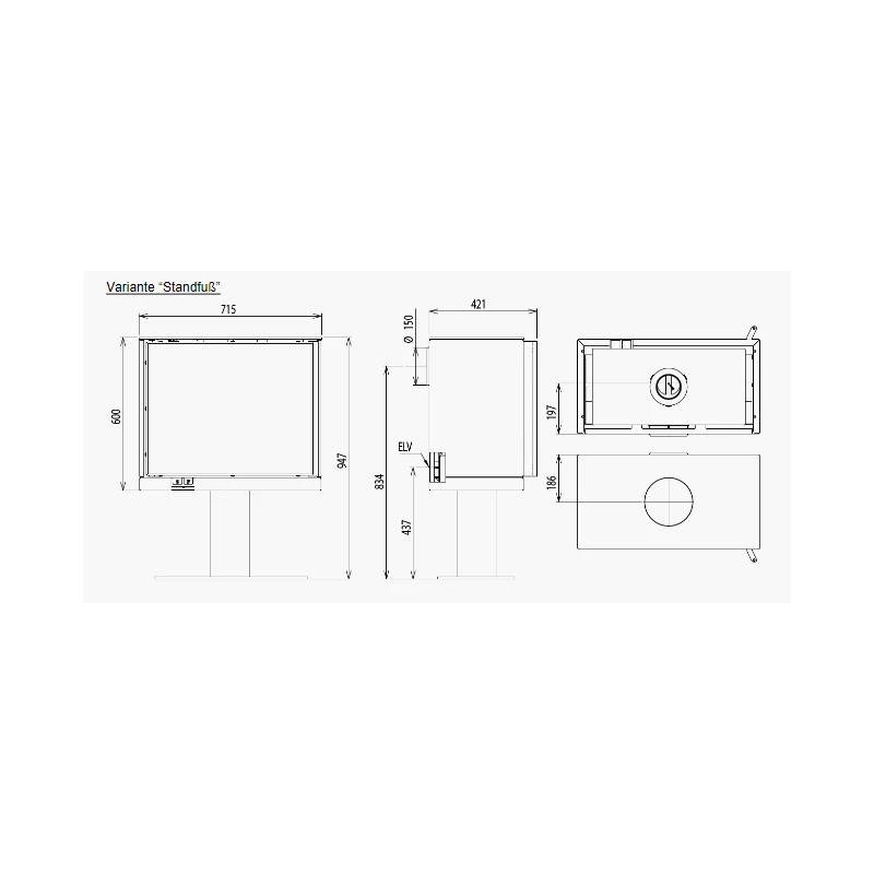 Kaminofen Oranier Ziva - 6,5 KW 7 Kaminofen Oranier Ziva - 6,5 KW – Bild 7