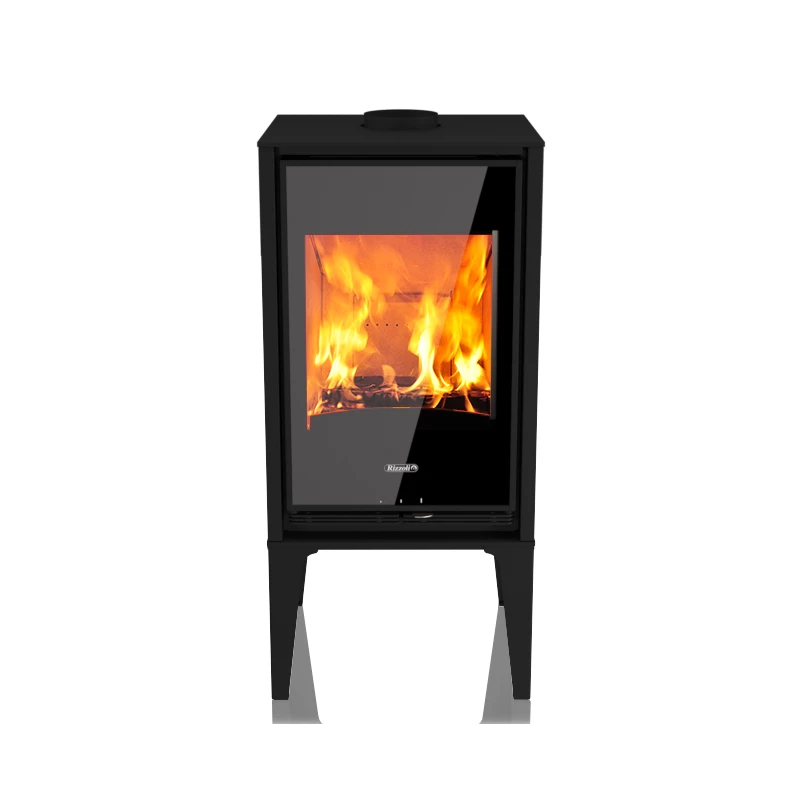 Kaminofen Rizzoli - Serie X - Dateo - Schwarz Lackiert - 8 KW 1 Kaminofen Rizzoli - Serie X - Dateo - Schwarz Lackiert - 8 KW