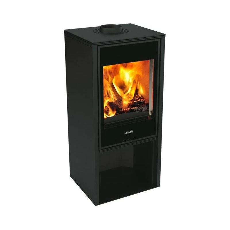 Kaminofen Rizzoli - Serie X Line - Basic - Schwarz Lackiert - 8 KW 2 Kaminofen Rizzoli - Serie X Line - Basic - Schwarz Lackiert - 8 KW – Bild 2