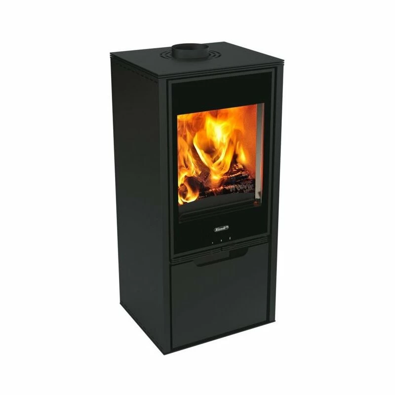 Kaminofen Rizzoli - Serie X Line - Basic - Schwarz Lackiert - 8 KW 3 Kaminofen Rizzoli - Serie X Line - Basic - Schwarz Lackiert - 8 KW – Bild 3