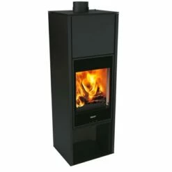 Kaminofen Rizzoli - Serie X Line - Plus - Schwarz Lackiert - 8 KW -Küchengrill Geschäft kaminofen rizzoli serie x line plus schwarz lackiert 8 kw3