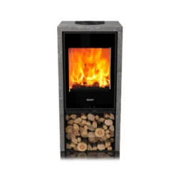 Kaminofen Rizzoli - Serie X Rock - Basic - Speckstein - 8 KW