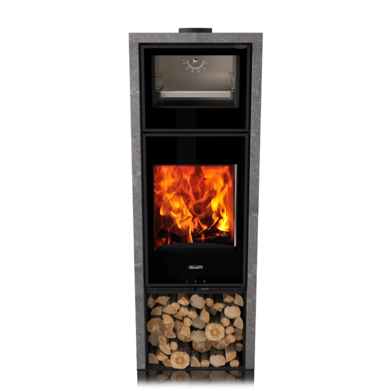 Kaminofen Rizzoli - Serie X Rock - Chef - Speckstein - 8 KW 1 Kaminofen Rizzoli - Serie X Rock - Chef - Speckstein - 8 KW