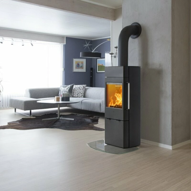 Kaminofen SCAN 41-1 Ohne Seitenfenster - Schwarz - 6 KW 2 Kaminofen SCAN 41-1 Ohne Seitenfenster - Schwarz - 6 KW – Bild 2