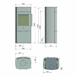 Kaminofen SCAN 41-1 Ohne Seitenfenster - Schwarz - 6 KW 5 Kaminofen SCAN 41-1 Ohne Seitenfenster - Schwarz - 6 KW -Küchengrill Geschäft kaminofen scan 41 1 ohne seitenfenster schwarz 6 kw3