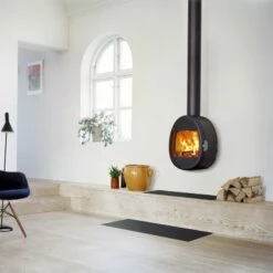 Kaminofen SCAN 66-1 Wall - Wandmodell Inkl. Beschlag, Schwarz - 5 KW -Küchengrill Geschäft kaminofen scan 66 1 wall wandmodell inkl beschlag schwarz 5 kw2