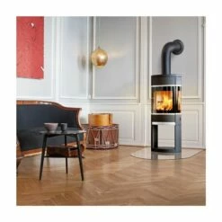 Kaminofen SCAN 68-12 Auf Offenem Sockel Mit Seitenfenster - 5,5 KW -Küchengrill Geschäft kaminofen scan 68 12 auf offenem sockel mit seitenfenster 55 kw6