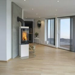 Kaminofen SCAN 80-1 - Mit Geschlossenem Sockel, Weiss - 6 KW -Küchengrill Geschäft kaminofen scan 80 1 mit geschlossenem sockel weiss 6 kw2