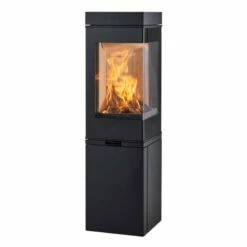 Kaminofen SCAN 80-2 - Sockel Mit Tür - 6 KW