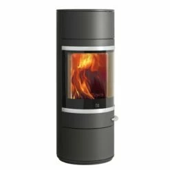 Kaminofen SCAN 83-2, Griff Und Leisten Alu - 5 KW (RLU)