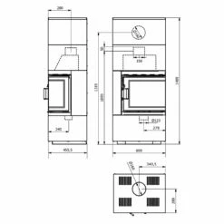 Kaminofen Wamsler Modulo 70 / 150 L Rechts - 6 KW 5 Kaminofen Wamsler Modulo 70 / 150 L Rechts - 6 KW -Küchengrill Geschäft kaminofen wamsler modulo 70 150 l rechts 6 kw3