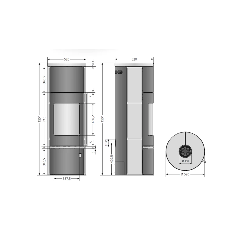 Kaminofen Wassergeführt Justus Faro AQUA 2.0 - 8,5 KW 8 Kaminofen Wassergeführt Justus Faro AQUA 2.0 - 8,5 KW – Bild 8