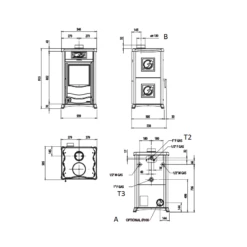 Kaminofen Wassergeführt La Nordica Termorossella Plus Evo DSA 4.0 - 11,1 KW -Küchengrill Geschäft kaminofen wassergefuehrt la nordica termorossella plus evo dsa 40 111 kw5