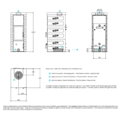 Kaminofen Wassergeführt Rizzoli - Serie T Art - Basic - Keramikverkleidung - 9,1 KW -Küchengrill Geschäft kaminofen wassergefuehrt rizzoli serie t art basic keramikverkleidung 91 kw4