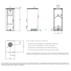 Kaminofen Wassergeführt Rizzoli - Serie T Line - Chef - Schwarz Lackiert - 9,1 KW -Küchengrill Geschäft kaminofen wassergefuehrt rizzoli serie t line chef schwarz lackiert 91 kw3